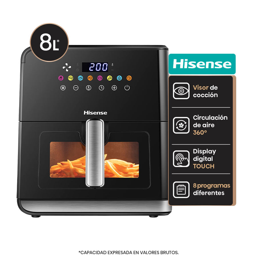 Freidora de Aire Digital 8L 1700 W H09AFBKS4S