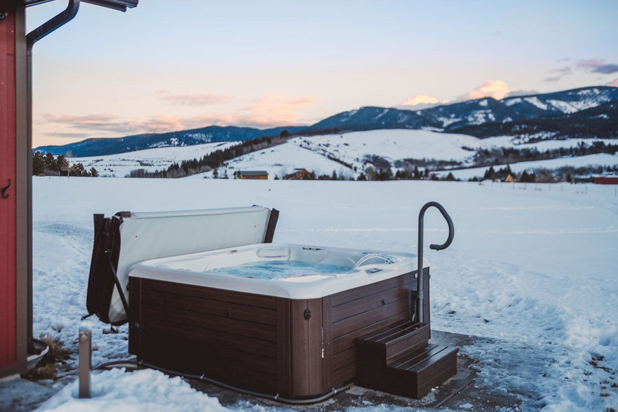 Invierno la bañera de spa